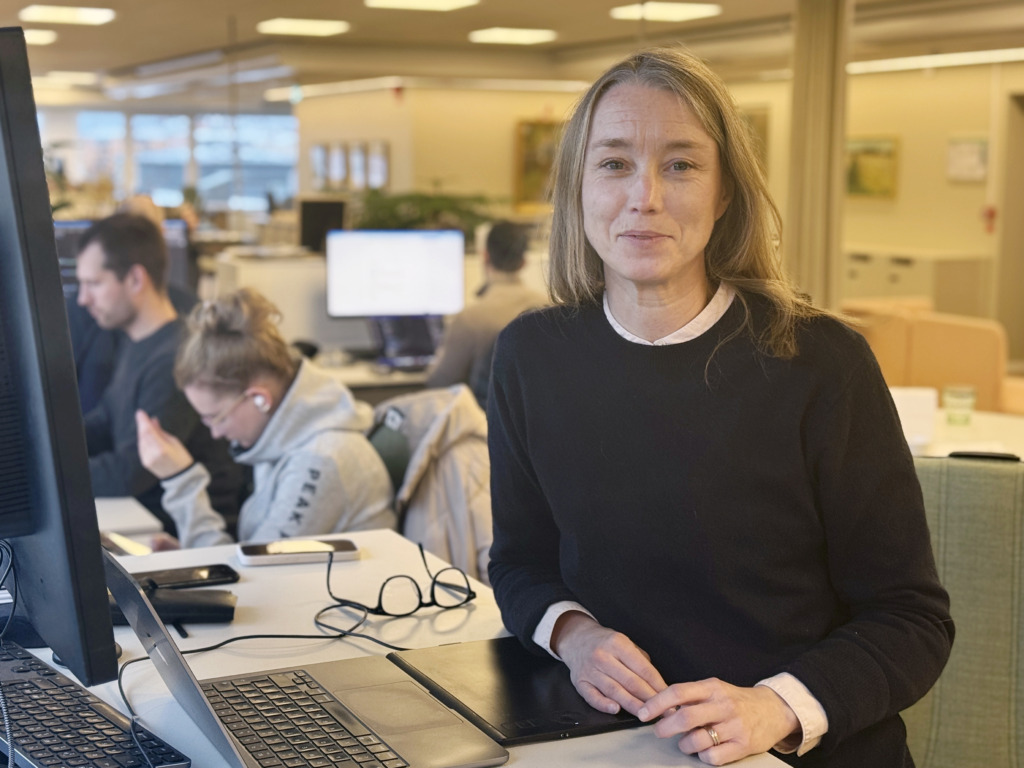 Julia Lindelöf, visuellt ansvarig på LRF Media