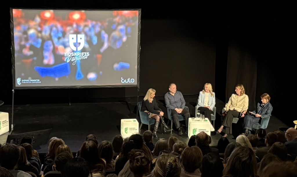 Är den kostsamma, men också intäktsstarka, papperstidningen åter i ropet? Eller behöver tidskrifter digitalisera snabbare? Hur länge kommer printaffären att kunna hållas vid liv? Summerande panelsamtal med Kerstin Neld, vd, Sveriges Tidskrifter, Eva Burman, chefredaktör, Dagens Arbete, Annika Lindecrantz, förlagsredaktör, Story House Egmont och Thomas Peterssohn, vd, Ny Teknik Group och chefredaktör, Ny Teknik.