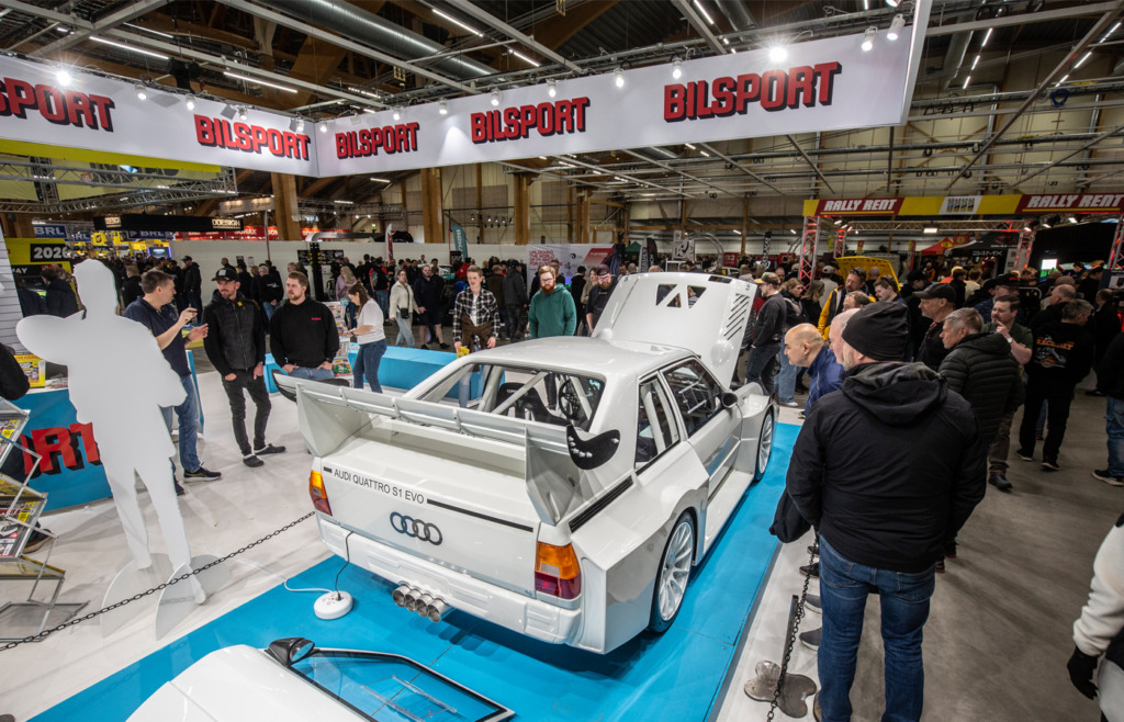 Tidningen Bilsports monter på Custom Motor Show i Jönköping 2026. Foto: Mattias Larsson