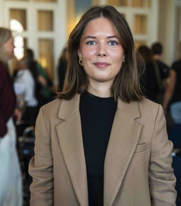 Theodora Eliasson, förbundsordförande för Ung Media Sverige.