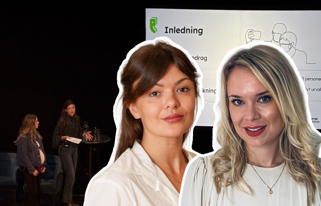 Alva Bergland och Evelina Malteson.