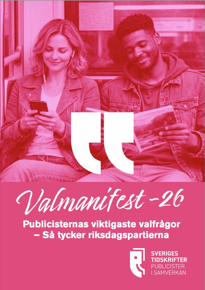 Sveriges Tidskrifters valmanifest 2026